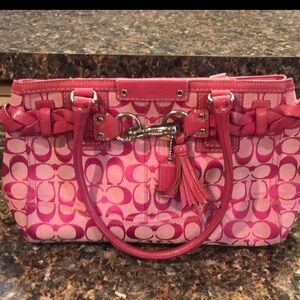 Coach Pink Shoulder Bag
